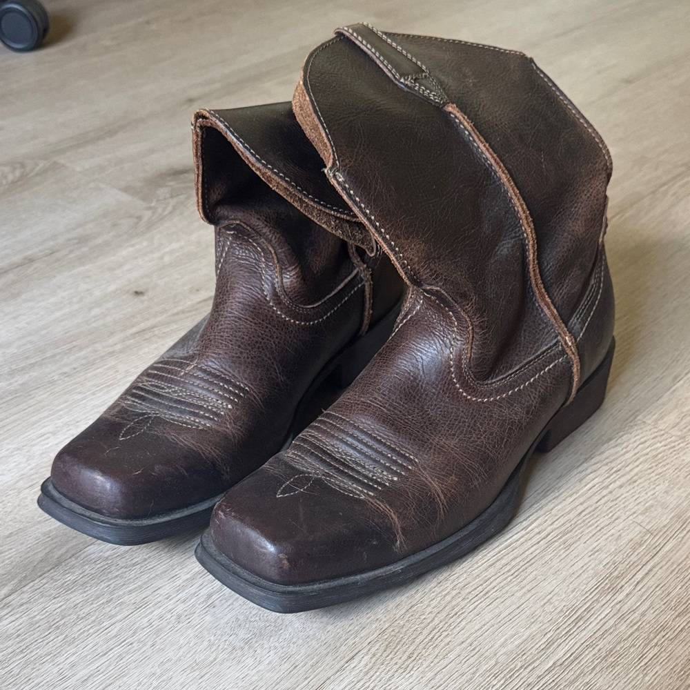 Men's Brown Leather Boots